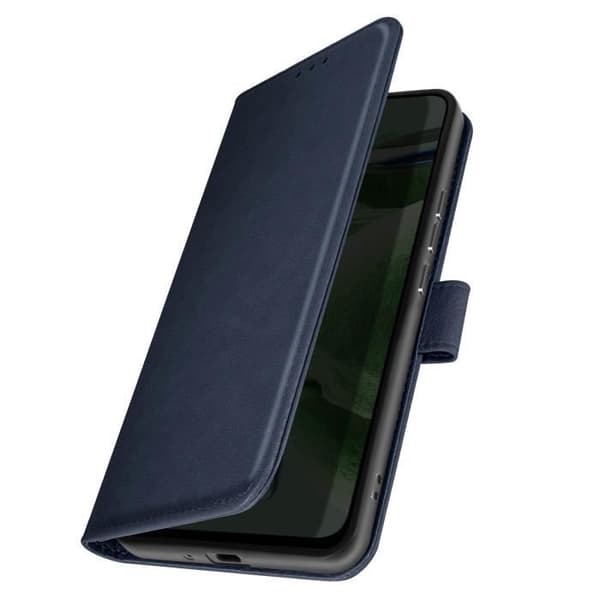 Fodral för Samsung A50 och A30s - AVIZAR - Support för plånbok och video - Midnight Blue
