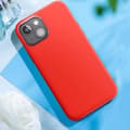 Miniatyrbild 3 av 4: Coque - MOXIE - iPhone 15 Plus - Semi-rigidh - Inrede i mikrofiber - Röd