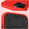 Miniatyrbild 4 av 4: Coque - MOXIE - iPhone 15 Plus - Semi-rigidh - Inrede i mikrofiber - Röd