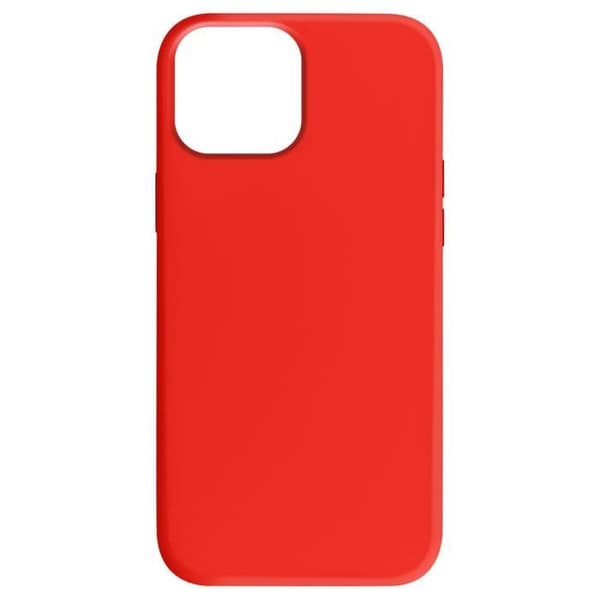 Coque - MOXIE - iPhone 15 Plus - Semi-rigidh - Inrede i mikrofiber - Röd