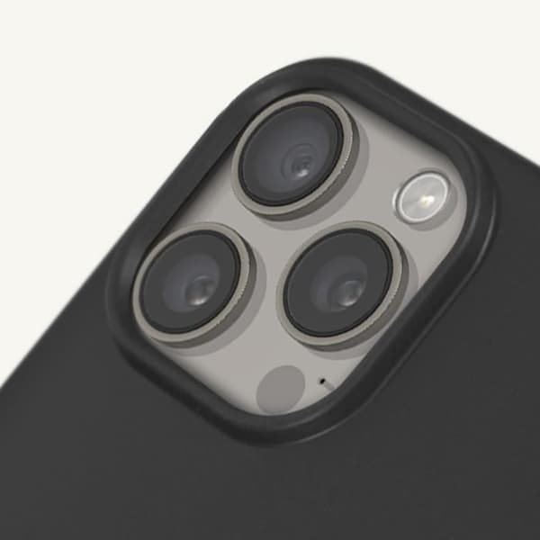 Fodral till iPhone 15 Pro Max Silikon Ultratunn 0,25 mm Matt Finish Moxie Black