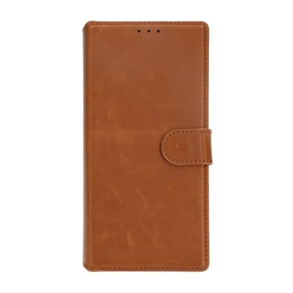 Samsung Galaxy S24 Ultra Plånboksfodral Magnet Rvelon - Brun