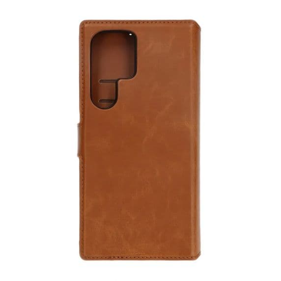Samsung Galaxy S24 Ultra Plånboksfodral Magnet Rvelon - Brun
