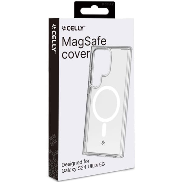 Gelskinmag Magnetic TPU-deksel Galaxy S24 Ultra 5G Transparent