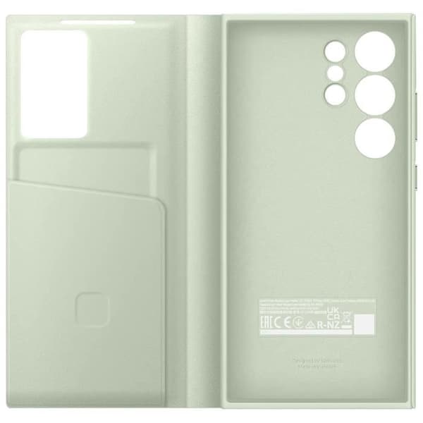 Samsung S24 Ultra Flip Fodral Smart View Touch Window Samsung Green