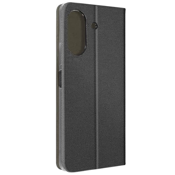 Fodral för Xiaomi Redmi 13C Tygkorthållare Support Sensitive Series Svart