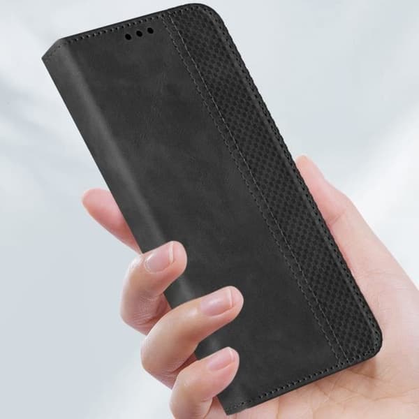 Plånboksfodral - Fairphone - 5 - Rutigt mönster - Syntetläder - Videoställfunktion