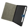 Miniatyrbild 2 av 4: Etui - Samsung - Galaxy Tab S9/S9 FE - Ekologisk läder blå - Video stöd - Kortficka