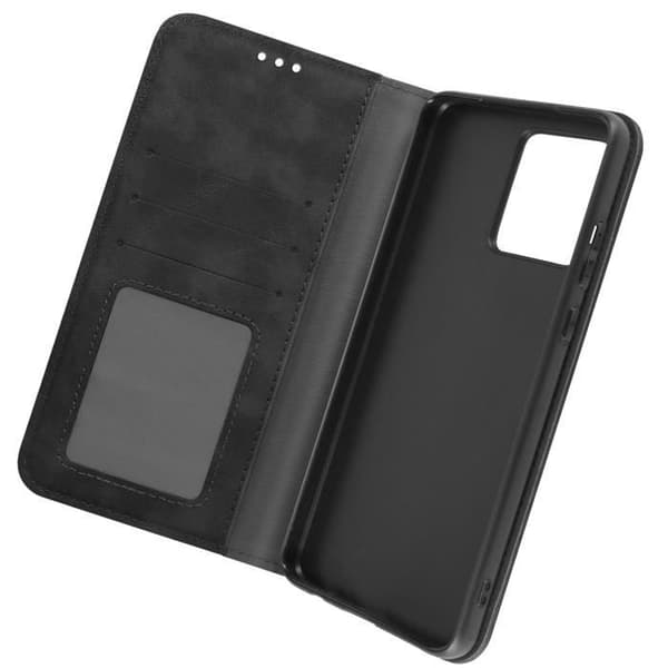 Fodral till Motorola Moto G84 Plånbok schackbrädemönster Geo Collection Svart