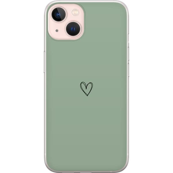 Apple iPhone 13 Gjennomsiktig deksel Hjerte