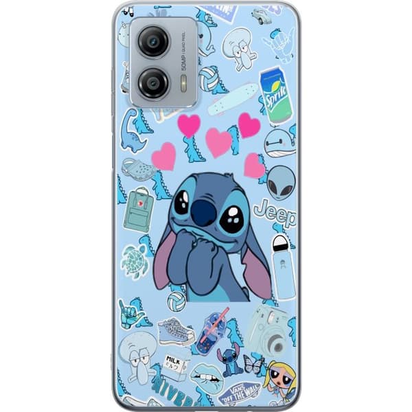 Motorola Moto G53 Genomskinligt Skal Stitch