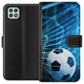Miniatyrbillede 1 af 3: Samsung Galaxy A22 5G Tegnebogsetui Fodbold