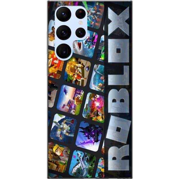 Samsung Galaxy S22 Ultra 5G Läpinäkyvä kuori Roblox