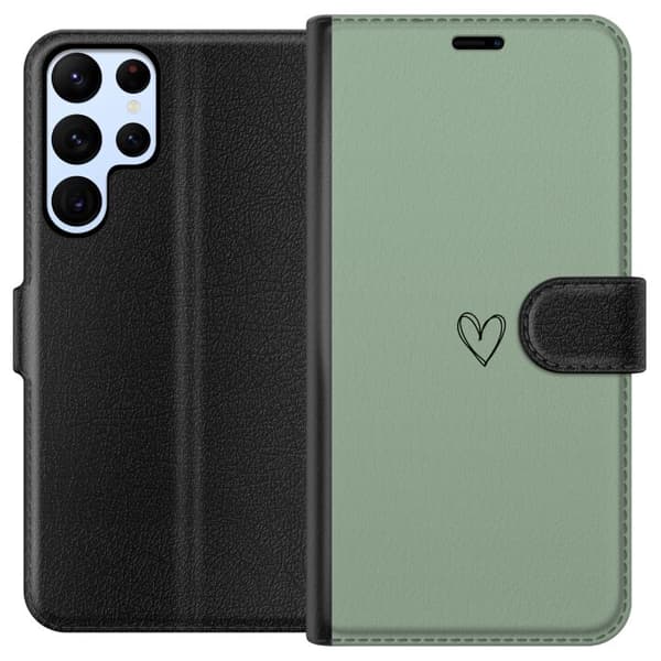 Samsung Galaxy S24 Ultra Tegnebogsetui Hjerte