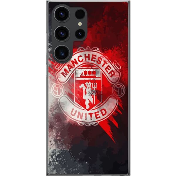 Samsung Galaxy S24 Ultra Genomskinligt Skal Manchester United FC