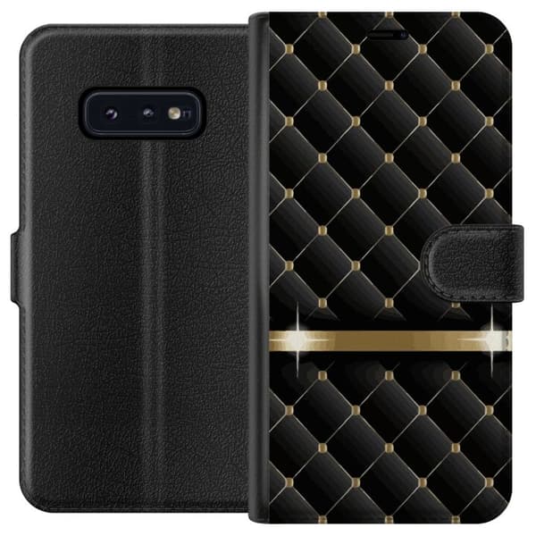 Samsung Galaxy S10e Lompakkokotelo Ylellinen Musta