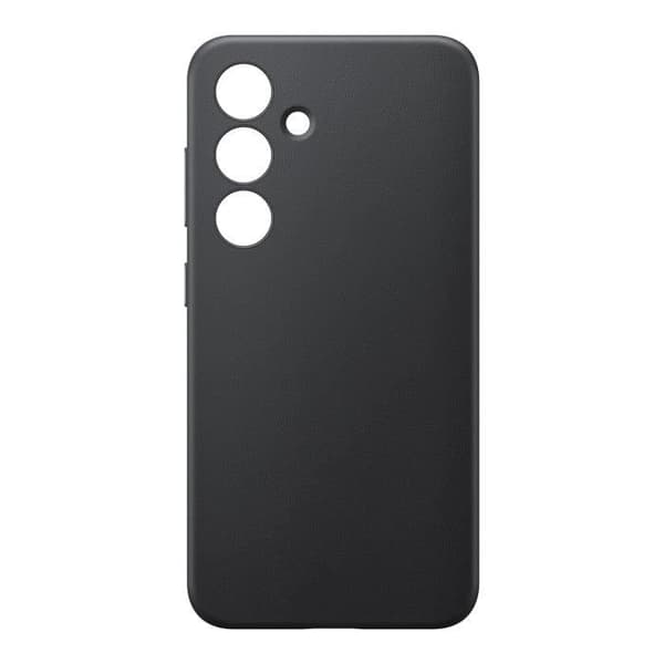 Fodral till Samsung Galaxy S24 Plus Vegan läderkamera Skyddad Samsung Black