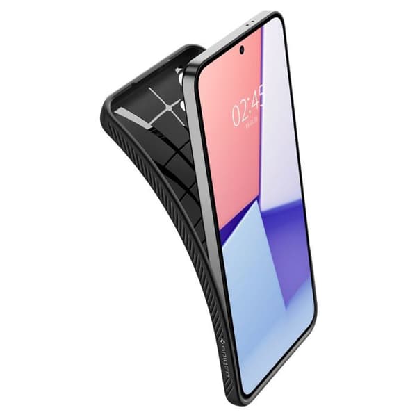Spigen Liquid Air - Fodral till Samsung Galaxy S24 - Mattsvart