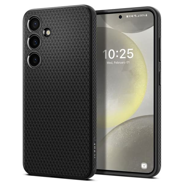 Spigen Liquid Air - Fodral till Samsung Galaxy S24 - Mattsvart