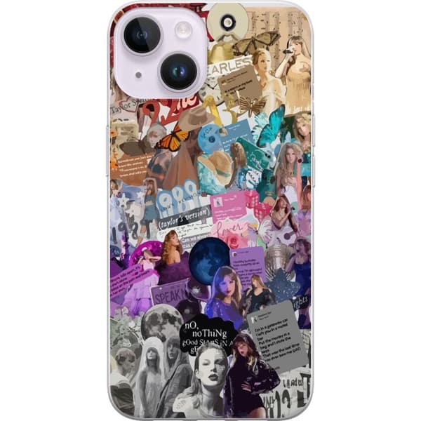 Apple iPhone 15 Läpinäkyvä kuori Taylor Swift