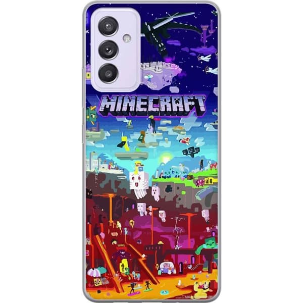 Samsung Galaxy A82 5G Genomskinligt Skal MineCraft