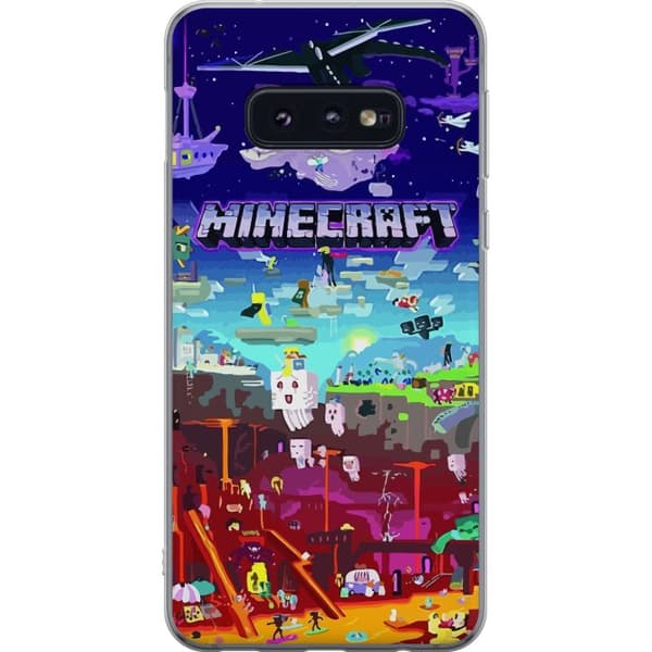 Samsung Galaxy S10e Läpinäkyvä kuori MineCraft