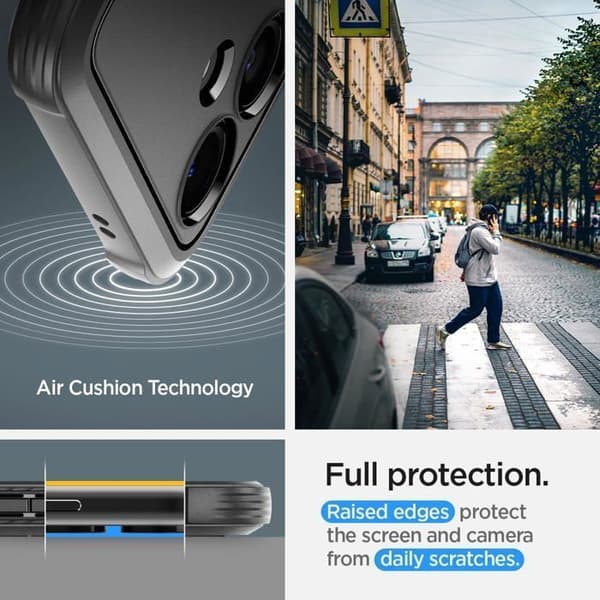 Fodral till Samsung Galaxy S24 - Spigen Rugged Armor - Svart