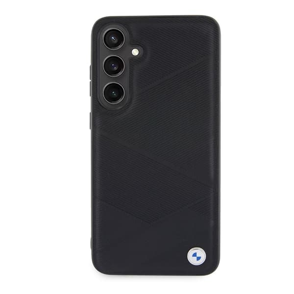 BMW Samsung Galaxy S24 Plus Genuine Leather Textured Sort