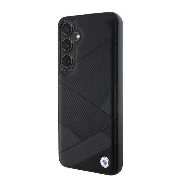 BMW Samsung Galaxy S24 Plus Genuine Leather Textured Sort