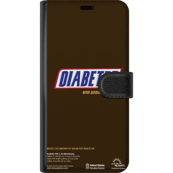 Samsung Galaxy A10 Lommeboketui Diabetes Snickers