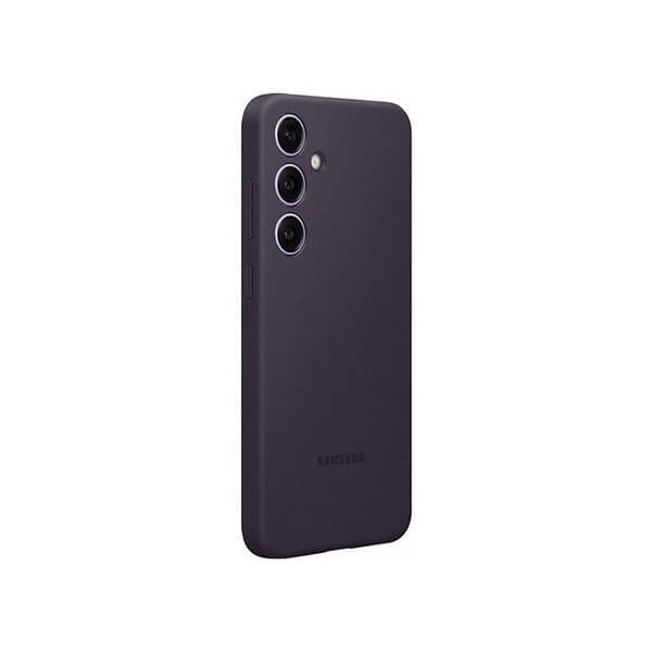 Silikonfodral till Samsung Galaxy S24+ mörklila