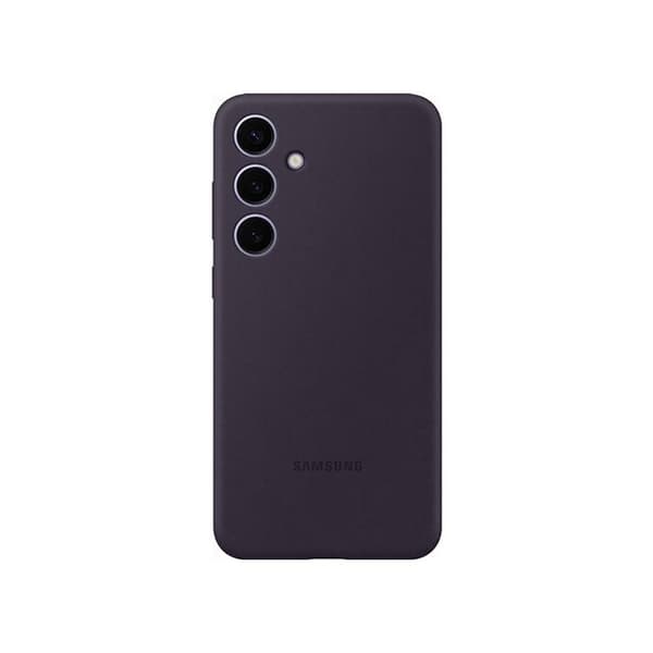 Silikonfodral till Samsung Galaxy S24+ mörklila