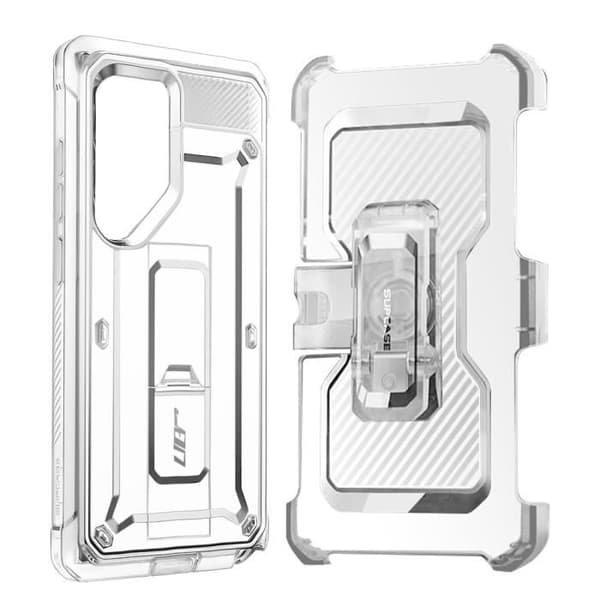Helkroppsfodral för Samsung Galaxy S24 Ultra Shockproof med Kickstand Supcase Transparent