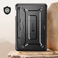 Miniatyrbild 4 av 4: Samsung Galaxy Tab S9 FE Shockproof Full Case Supcase Svart - Upphöjd kamerakant - Stativfunktion
