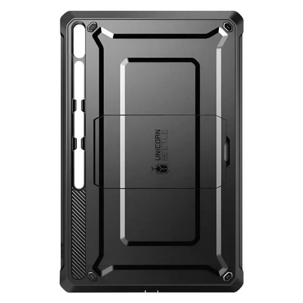 Helkroppsfodral för Galaxy Tab S9 Ultra Stötsäker med Kickstand Supcase Svart