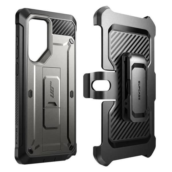 Helkroppsfodral för Samsung Galaxy S24 Ultra Shockproof med Kickstand Supcase Grey