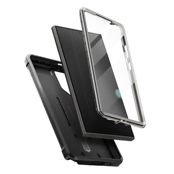 Helkroppsfodral för Samsung Galaxy S24 Ultra Shockproof med Kickstand Supcase Grey
