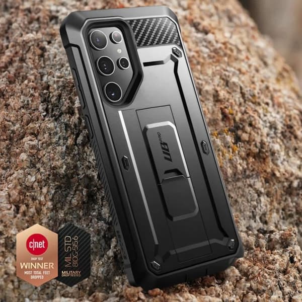 Helfodral till Samsung Galaxy S24 Ultra - SUPCASE - Unicorn Beetle Pro - Stötsäker - Stativ