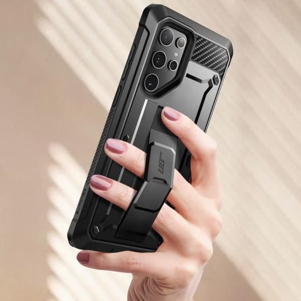 Helfodral till Samsung Galaxy S24 Ultra - SUPCASE - Unicorn Beetle Pro - Stötsäker - Stativ