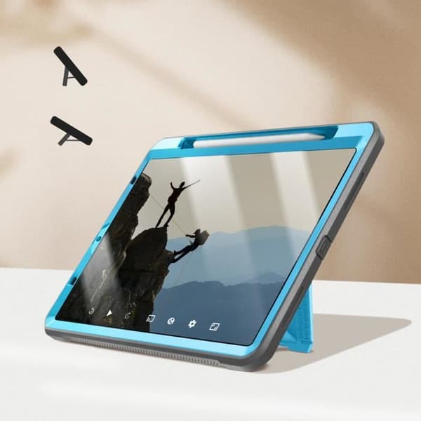 Helt fodral för iPad Air 4, Air 5, Pro 11 - SUPCASE - Unicorn Beetle Pro - Stötsäker - Turkos