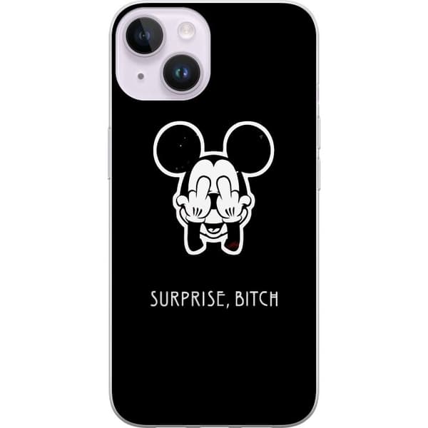 Apple iPhone 15 Läpinäkyvä kuori Mikki Hiiri