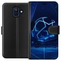 Miniatyrbillede 1 af 3: Samsung Galaxy A6 (2018) Tegnebogsetui Blå Bold
