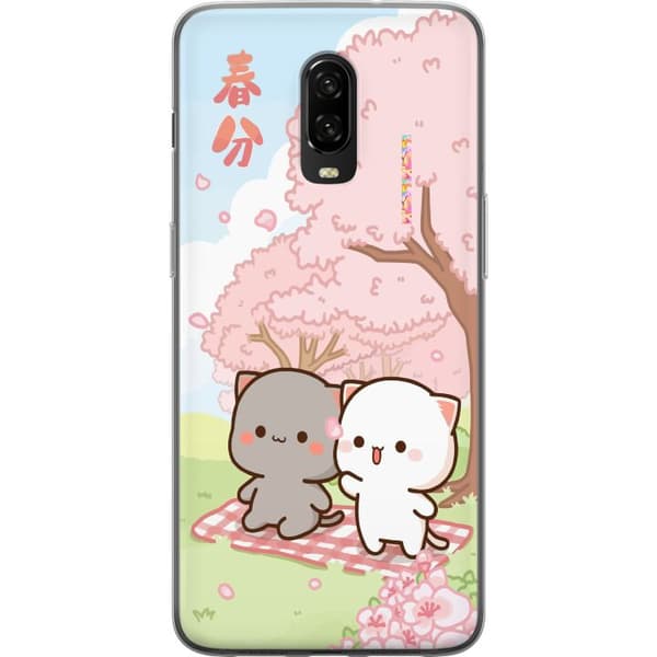 OnePlus 6T Läpinäkyvä kuori Kawaii Kesä
