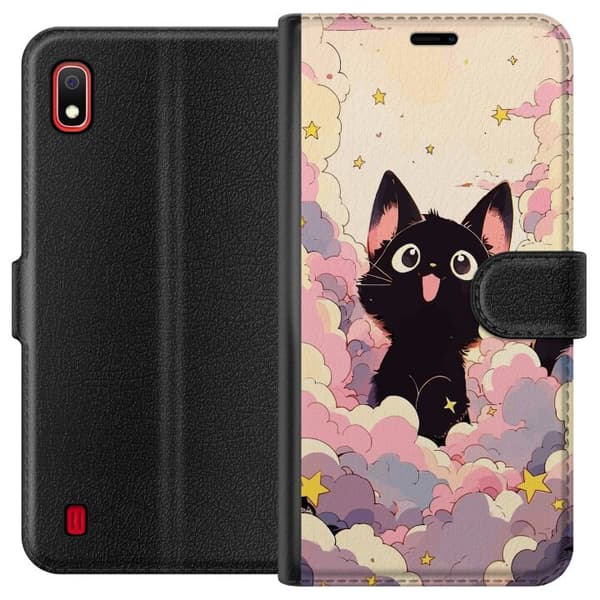 Samsung Galaxy A10 Lommeboketui Kawaii Katt