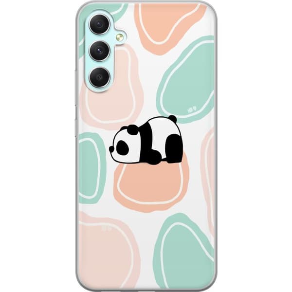 Samsung Galaxy A34 Gjennomsiktig deksel Kawaii Panda