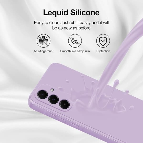 Samsung A25 5G kumoitu Matte Shell Liquid - Lila