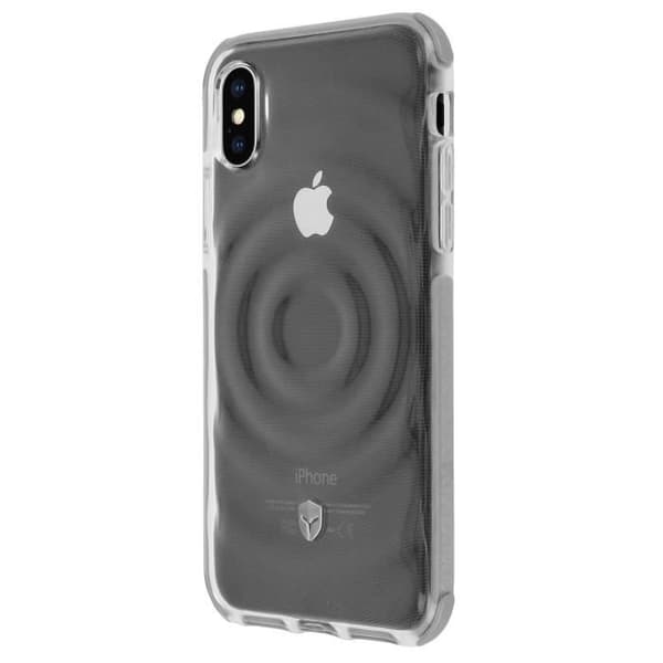 Force Förstärkt iPhone X Fodral Urban Silikon Stötsäkert Gel Fodral - Silver