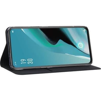 Foliofodral - Oppo - Reno 2Z - Svart - Halvstyv - Klaff