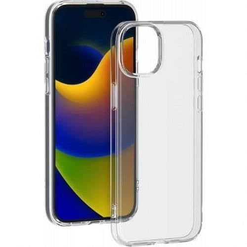 Mjukt och tunt fodral för iPhone 15 Plus BIGBEN CONNECTED Transparent