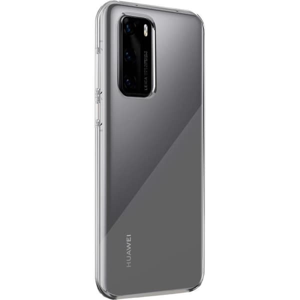 Transparent mjukskal - Huawei - P40 Pro - Grå - Transparent skydd - Unisex
